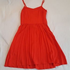 Orange Casual Summer Dress